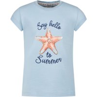 T-Shirt STARFISH SUMMER in pastel blue von Salt & Pepper