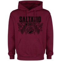 Saltatio Mortis Kapuzenpullover - Viking Logo - S bis XXL - für Männer - Größe S - rot  - Lizenziertes Merchandise! von Saltatio Mortis