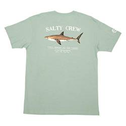 Salty Crew Bruce Herren-T-Shirt mit kurzen Ärmeln - Grün - Mittel von Salty Crew