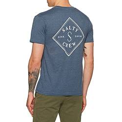 Salty Crew Herren Tippet S/S t-Shirt, Hafen meliert, L von Salty Crew