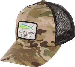 Salty Crew Mahi Mount Retro Trucker Multicam Green One Size von Salty Crew