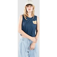 Salty Crew Salty Seventies Cropped Tank Top denim von Salty Crew