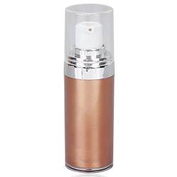 Glitter Body Makeup Flüssige Creme Feuchtigkeitsspendende Glänzende Gesichtshaut Highlighter Lotion Kosmetik (#3 Bronzegold) von Saluaqui