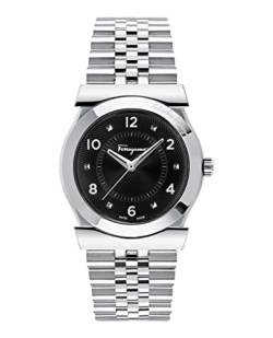 Ferragamo Damen-Armbanduhr, hergestellt in der Schweiz, Vega-Kollektion, Silber-SFYM00220, OS, Ferragamo | Vega von Salvatore Ferragamo
