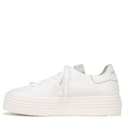 Sam Edelman Damen Pippy Sneaker, Weißes Leder, 38 EU von Sam Edelman