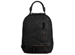 Cityrucksack SAMANTHA LOOK Gr. B/H/T: 27 cm x 36 cm x 13 cm, schwarz Rucksäcke von Samantha Look