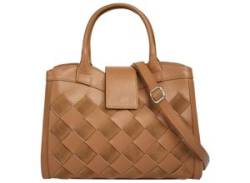 Henkeltasche SAMANTHA LOOK Gr. B/H/T: 33 cm x 20 cm x 8 cm onesize, braun (cognac) Damen Taschen Handtasche Handtaschen von Samantha Look