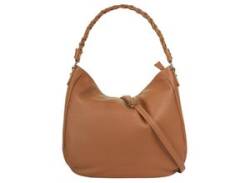 Henkeltasche SAMANTHA LOOK Gr. B/H/T: 34 cm x 31 cm x 10 cm onesize, braun (cognac) Damen Taschen Handtaschen von Samantha Look