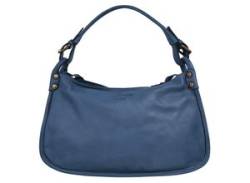 Henkeltasche SAMANTHA LOOK Gr. B/H/T: 36 cm x 22 cm x 9 cm onesize, blau Damen Taschen Handtaschen von Samantha Look