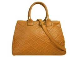 Henkeltasche SAMANTHA LOOK Gr. B/H/T: 37 cm x 25 cm x 11 cm onesize, braun (cognac) Damen Taschen Handtaschen von Samantha Look