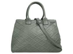 Henkeltasche SAMANTHA LOOK Gr. B/H/T: 37 cm x 25 cm x 11 cm onesize, grau Damen Taschen Handtaschen von Samantha Look