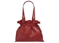 Shopper SAMANTHA LOOK Gr. B/H/T: 25 cm x 25 cm x 10 cm onesize, rot Damen Taschen Handtaschen von Samantha Look