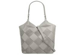 Shopper SAMANTHA LOOK Gr. B/H/T: 30 cm x 23 cm x 14 cm onesize, grau Damen Taschen Handtaschen von Samantha Look