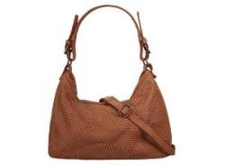 Shopper SAMANTHA LOOK Gr. B/H/T: 32 cm x 24 cm x 15 cm onesize, braun (cognac) Damen Taschen Handtaschen von Samantha Look