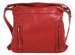 Shopper SAMANTHA LOOK Gr. B/H/T: 34 cm x 31 cm x 15 cm onesize, rot Damen Taschen Handtaschen von Samantha Look