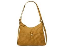 Shopper SAMANTHA LOOK Gr. B/H/T: 34 cm x 32 cm x 8 cm onesize, gelb Damen Taschen Handtaschen von Samantha Look