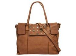 Shopper SAMANTHA LOOK Gr. B/H/T: 36 cm x 29 cm x 11 cm onesize, braun (cognac) Damen Taschen Handtaschen von Samantha Look