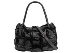 Shopper SAMANTHA LOOK Gr. B/H/T: 37 cm x 25 cm x 14 cm onesize, schwarz Damen Taschen Handtaschen von Samantha Look