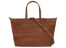 Shopper SAMANTHA LOOK Gr. B/H/T: 37 cm x 30 cm x 14 cm onesize, braun (cognac) Damen Taschen Handtaschen von Samantha Look