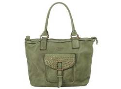 Shopper SAMANTHA LOOK Gr. B/H/T: 40 cm x 26 cm x 14 cm onesize, grün (mint) Damen Taschen Handtaschen von Samantha Look