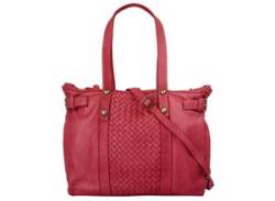 Shopper SAMANTHA LOOK Gr. B/H/T: 40 cm x 32 cm x 18 cm onesize, rot Damen Taschen Handtaschen von Samantha Look