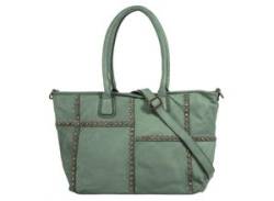 Shopper SAMANTHA LOOK Gr. B/H/T: 48 cm x 28 cm x 15 cm onesize, grün (mint) Damen Taschen Handtaschen von Samantha Look