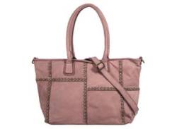 Shopper SAMANTHA LOOK Gr. B/H/T: 48 cm x 28 cm x 15 cm onesize, rosa (alt, rosa) Damen Taschen Handtaschen von Samantha Look