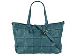 Shopper SAMANTHA LOOK Gr. B/H/T: 48 cm x 30 cm x 13 cm onesize, blau Damen Taschen Handtaschen von Samantha Look