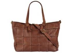 Shopper SAMANTHA LOOK Gr. B/H/T: 48 cm x 30 cm x 13 cm onesize, braun (cognac) Damen Taschen Handtaschen von Samantha Look