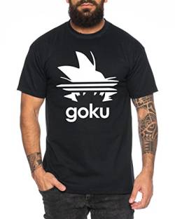 Adi Goku Herren T-Shirt Dragon Master Son Ball Vegeta Turtle Roshi Db, Farbe:Schwarz;Größe:L von Sambosa