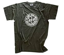 Es gibt nur Zwei Geschlechter II T-Shirt Olive XL von Sammys Shirt Store