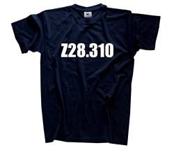 Z28.310 Der Code der Ungeimpften T-Shirt Navy M von Sammys Shirt Store