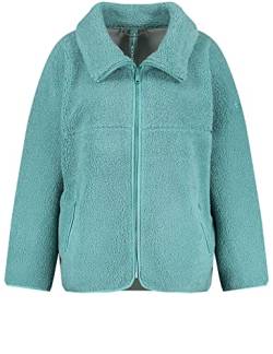 SAMOON Damen 150011-21504 Outdoorjacke Wolle, Powder Blue, 46 von Samoon