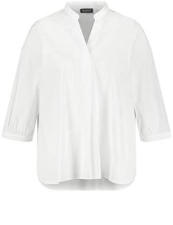 SAMOON Damen 260018-21009 Bluse, White, 52 von Samoon