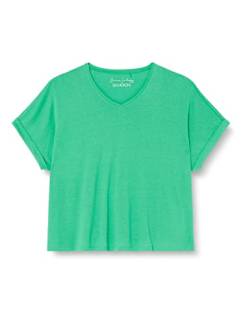 SAMOON Damen 271058-26202 T-Shirt, New Green, 54 von Samoon