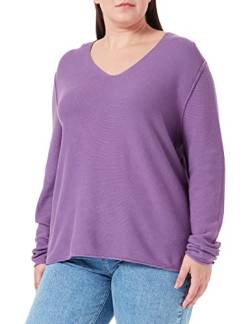 SAMOON Damen 972996-29256 Pullover, Plum, 48 von Samoon