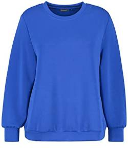 Samoon Damen 971994-29251 Pullover, Bright Blue, 48 Große Größen EU von Samoon