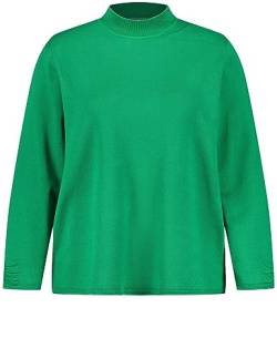 Samoon Damen Pullover mit Turtleneck Langarm unifarben Montana Green 52 von Samoon