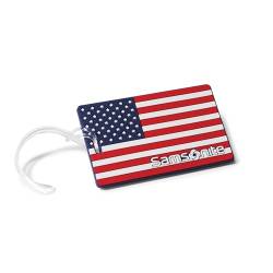 Samsonite Designer Gepäckanhänger „True Love“ (Paar), US-Flagge (Rot) - 74165-5236 von Samsonite