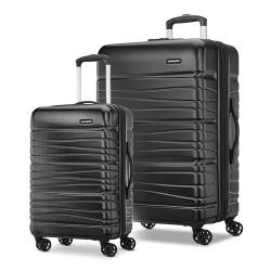 Samsonite Evolve Se Hardside Erweiterbares Gepäck mit Doppelrollen, Bass Black, Medium Spinner, Evolve Se Hardside Erweiterbares Gepäck mit Doppelrollen von Samsonite