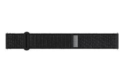 Samsung Fabric Band (Slim, S/M) ET-SVR93 für die Galaxy Watch6, Uhrenarmband, Original Armband, Stoffband, gewebtes Nylon, Slim, Klettverschluss, flexible Armbandlänge, Black von Samsung