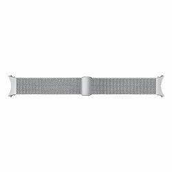 Samsung Milanese Armband Smartwatch aus Edelstahl für Galaxy Watch4 44 mm, Watch5 44 mm, Watch6 44 mm, Silber von Samsung