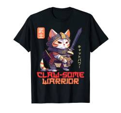 Samurai Kitty: A Feline Force to Be Rackoned With T-Shirt von Samurai Kitty Shirt and Gifts