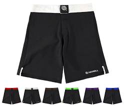 Sanabul Essential MMA Shorts | BJJ Shorts | Boxshorts | Kampfshorts, Weiss/opulenter Garten, 38 von Sanabul