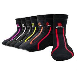 Sanabul Rutschfeste Socken für Damen und Herren, für MMA, Kickboxen, Wrestling, Pilates, Yoga, Rot/Ausflug, einfarbig (Getaway Solids), Large-X-Large von Sanabul