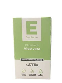 Sanasur Aloe Vera Glycerinseife, 100 g, 1er Pack (1 x 400 g) von Sanasur