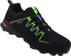 Herren Sportschuhe Sneaker Turnschuhe Laufschuhe Männer Schuhe Nr. 6302 (schwarz grün, 45) von Sandic