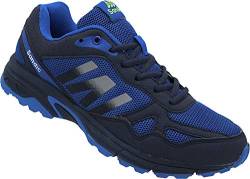 Herren Sportschuhe Sneaker Turnschuhe Laufschuhe Schuhe Nr. 2216 (Navy Royal Grün, eu_Footwear_Size_System, Adult, Men, Numeric, medium, Numeric_42) von Sandic