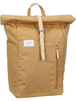 Sandqvist Laptoprucksack Dante Backpack Honey Yellow/Natural Leather One Size von Sandqvist