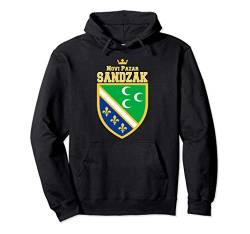 Novi Pazar Sandzak, Sandzak Flag. Flag Of Sandzak, Sandzak Pullover Hoodie von Sandzak Fashion